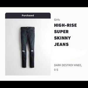 High rise Blue jeans